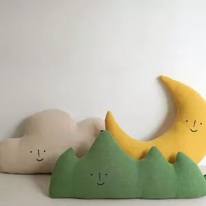 Ins Phong Cách Bắc Âu Moon Hill Cloud Gối Quà Tặng Trẻ Em Gối Đầu Giường Búp Bê Trang Trí Nhà Cửa Hoạt Hình Gối 26.3.26