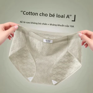 Quần lót Cotton nguyên chất liền mạch dành cho nữ, thoải mái, thiết kế eo cao, Size lớn.