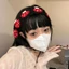 FUJIOU Móc Tóc, Thiết Kế Hoạt Hình Đan Vải Nấm Tóc, Vintage Móc Họa Tiết Headwrap Trang Trí Đan Băng Đô Cô Gái