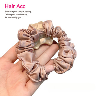 Hoạt Hình Dễ Thương Màu Hồng Kim Cương Giả Nhỏ Scrunchy Tóc Tinh Tế Đính Kim Cương Đàn Hồi Cao Dây Tóc Tất Cả Trận Đấu Đuôi Ngựa Dây Buộc Tóc