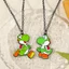 Super Mario Bros Phim Hàng Hóa Yoshi Xanh Khủng Long Mặt Dây Chuyền Vòng Cổ Hoạt Hình Dễ Thương Quà Tặng Sinh Nhật