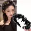 PNPIA- Thanh Lịch Tính Khí Kim Cương Giả Thiết Kế Băng Đô Quấn Tóc Cho Nữ Đeo Hàng Ngày Mũ Chống Trơn Trượt Rửa Mặt Phụ Kiện Tóc