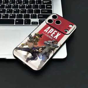 TP-2 Game A-Apex L-Legend Ốp Điện Thoại IPhone 17 16 15 14 13 12 11 Pro Max Plus Mini Đen Mờ Vỏ Mềm Funda