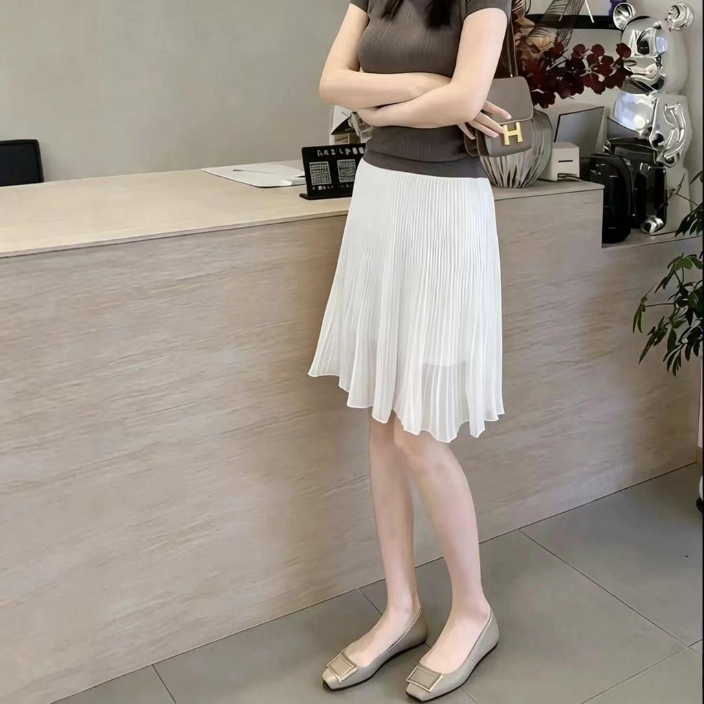 [Seckill trong thời gian có hạn] Cảm giác rõ ràng Tính khí xếp ly Mùa hè Phong cách mới Nhẹ nhàng Ôm hơn Váy vừa vặn