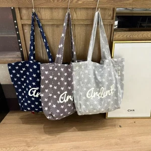 Phong Cách Hàn Quốc Đơn Giản Chữ Ngôi Sao Tote Dung Tích Lớn Một Vai Lười Đi Lại Phù Hợp Với 26.5.15
