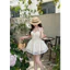 ĐẦM XÔ THÊU HOA VIỀN REN XOÈ BYJOLIE p401