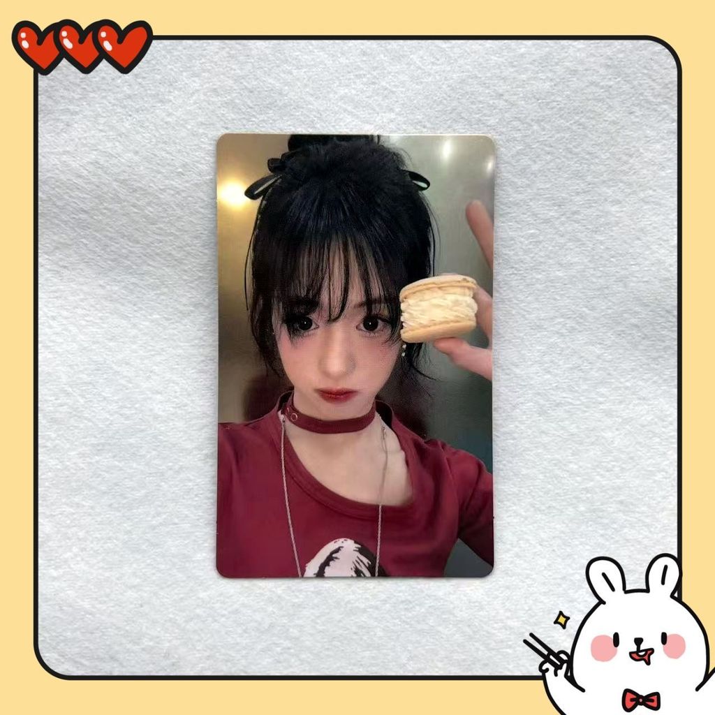 Zheng Yaxian Photocard ahyeon Xian Thẻ Chính Hãng Thẻ Chính Hãng Nhỏ Giọt Thẻ May Mắn Ngày Trắng