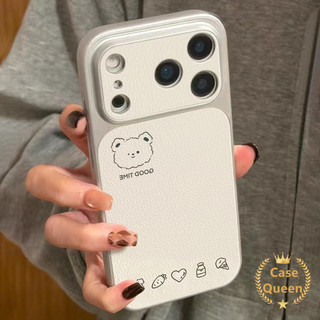 Ốp Lưng Cho iPhone 13 17 11 15 12 14 16 Pro Max 17 Air 14 Plus Hoạt Hình Dòng Gấu Đơn Giản Tức Thì Miếng Dán