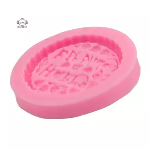 Maybest Chúc Mừng Sinh Nhật Khuôn Nướng Bánh Silicon Sugarcraft Chocolate Cupcake Khuôn Nướng Bánh Kẹo Dụng Cụ Trang Trí Bánh {VN}