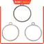 KIN Creative 10 Chiếc Mặt Dây Chuyền Tròn Trống Khung Viền Cho w Vòng Cho Trang Sức DIY
