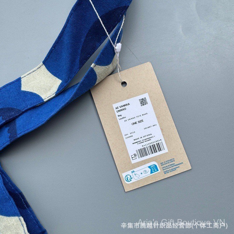 [Aria-G1] Hoa Cổ Điển Phong Cách Bắc Âu Túi Vải Nicole Màu Đỏ In Đầy Đủ Túi Tote Đi Lại Dung Tích Lớn Mua Sắm