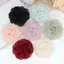E-WOITD 6cm Trắng Hoa Camellia Thổ Cẩm Thời Trang Hàn Quốc Xòe Ve Áo Chân Đầm Áo Sơ Mi Phù Hợp Với Phụ Kiện Dành Cho Nữ Ve Áo Chân E-WOITD