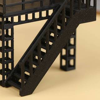 Any2Get5% tắt tỷ lệ 1 / 64 Khung thép Diorama Đế trưng bày Mô hình nền tảng hai tầng Mô hình cảnh nhà để xe ô tô Phụ kiện hiển thị cảnh