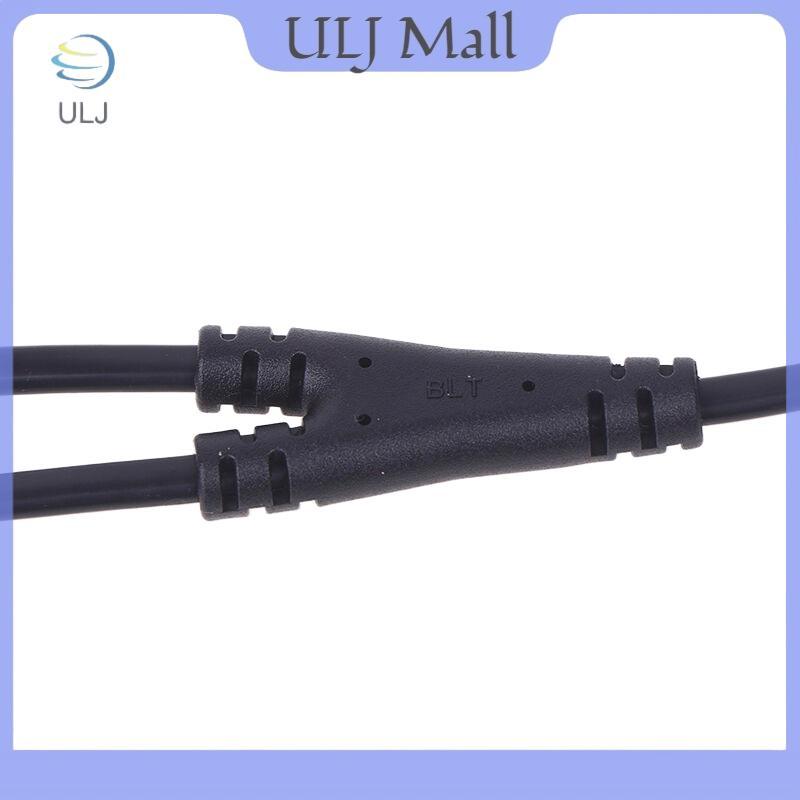 ULJ IEC 320 C8 2Pin Nam Đến 2 X C7 Nữ Y Chia Cáp Nguồn Khoảng 28CM IEC 320 C7 Đến C8 Dây Nối Dài C8 Cáp Nam Đến C7 Nữ.