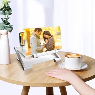 Kính lúp điện thoại di động OUSXA, Bộ khuếch đại màn hình điện thoại di động gấp HD, Màn hình phóng to Máy chiếu HD đa chức năng