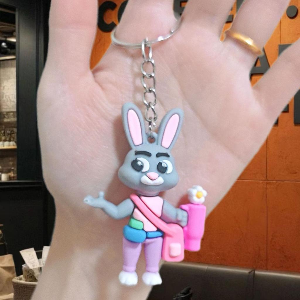 Zootopia Móc Khóa Hoạt Hình Nick Judy Hình Động Vật Ba Lô Quyến Rũ Nóng Anime Bộ Sưu Tập Quà Tặng