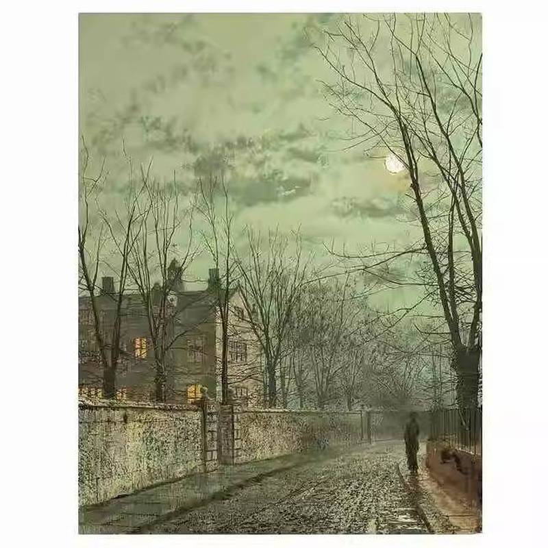 John Atkinson Grimshaw Phong Cảnh Xịt Tranh Trang Trí Nhà Tranh Canvas