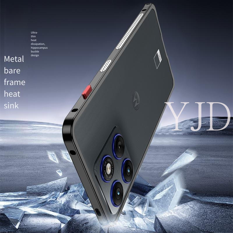 Ốp Lưng Cho Motorola Edge 70 Moto X70 Air Metal Trần Khung Tản Nhiệt Chống Rơi Vỏ Điện Thoại