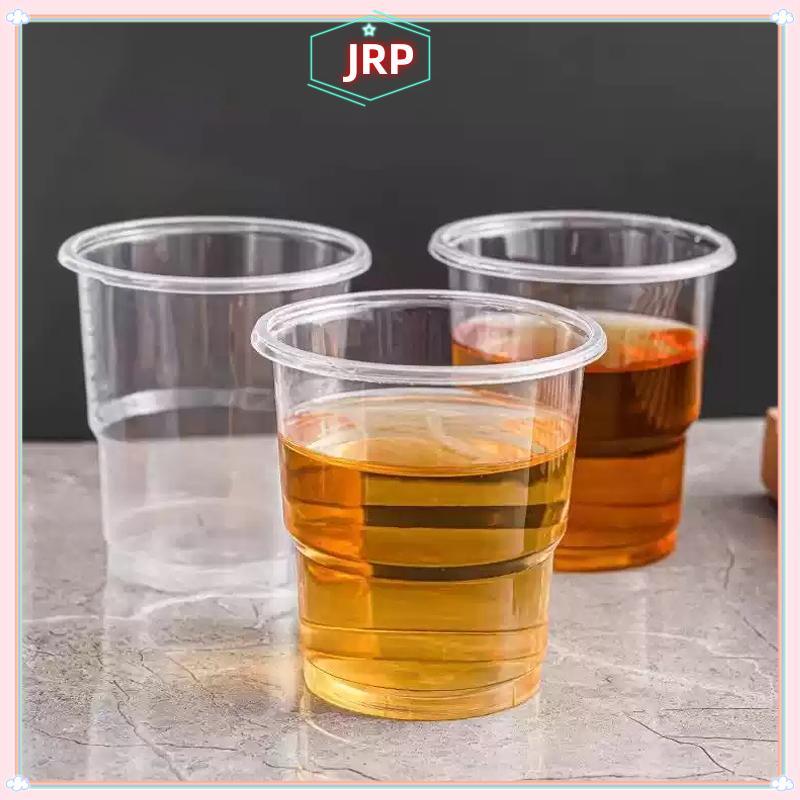 JRP Ly nhựa chịu nhiệt độ cao dùng một lần Cốc uống nước dày trong suốt gia đình JRP