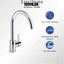 Bồn rửa chén bằng thép không gỉ KOHLER Lison Dual-Mount Self-Rimming & vòi bếp Atom với vòi xoay, K-26958
