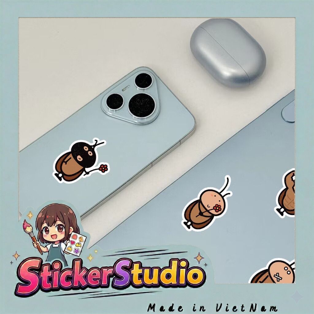 sticker chú gián đáng iu