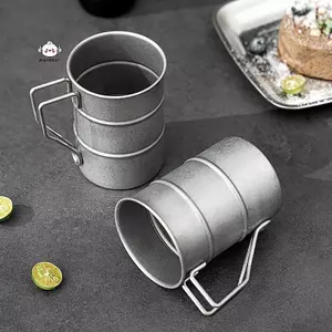 Maybest Retro Cũ Cà Phê Cốc Nước Phong Cách Công Nghiệp Thùng Dầu Cốc Cắm Trại Ngoài Trời Dã Ngoại Cốc Bia Đồ Uống Thép Không Gỉ {VN}