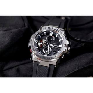 Đồng Hồ Nam Dây Nhựa Casio G-Shock GST-B100-1A Bluetooth Chính Hãng - GST-B100-1ADR Pin Năng Lượng Mặt Trời
