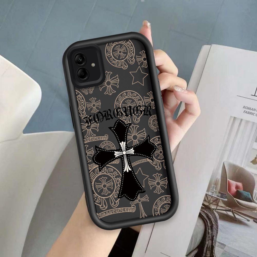 Ốp Lưng Cho Samsung A04 A05 A06 A07 4G Phim Hoạt Hình Silicon Mềm Ốp lưng TPU Chrome Hearts cross Angel Eye Chống Sốc Ốp Lưng