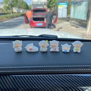 Xe Phong Cách Mới Điều Khiển Trung Tâm Đồ Trang Trí Chữa Bệnh Thịt Cừu Dễ Thương Trang Trí Nội Thất Ô Tô Điện Hoạt Hình Đồ Trang Trí 26.3.26