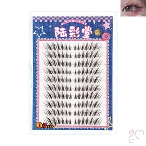 Lông mi lông mày Wispy 3D 9-13mm - Phần mở rộng lông mi DIY mềm mại cho người mới bắt đầu