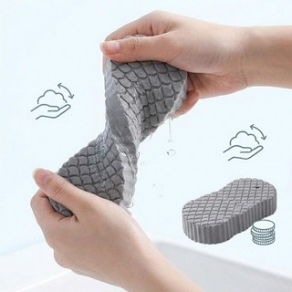 1 / 3 / 5 Miếng Bọt Biển Tắm Hộ Gia Đình PVA Di Động / Tắm Tẩy Tế Bào Chết Dày Bọt Biển Quy Mô Cá
