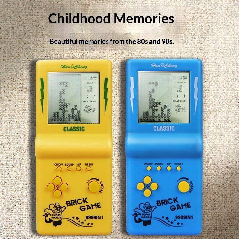 JINHF Classic Retro Máy Chơi Game Cầm Tay 3.5 Inch Tetris Chơi Cho Trẻ Em Xếp Hình Đồ Chơi Chơi Chơi Game Hoàn Hảo Cho Quà Tặng Giáo Dục HOT