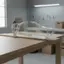 Jfory Tấm che bụi cưa có tầm nhìn cao Tấm chắn an toàn Acrylic có bộ sưu tập bụi cho chế biến gỗ DIY