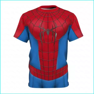 SY3 Người Nhện Thương Hiệu Ngày Mới Áo Thun Trang Phục Peter Parker 2026 Cosplay Vải Tay Ngắn YS3
