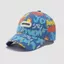 Mũ bóng chày trẻ em PYCOU, Mũ Graffiti chống nắng Hip Hop SMILE, Mũ chống nắng trẻ em có thể điều chỉnh thoáng khí hợp thời trang cho bé trai bé gái 2-8Y
