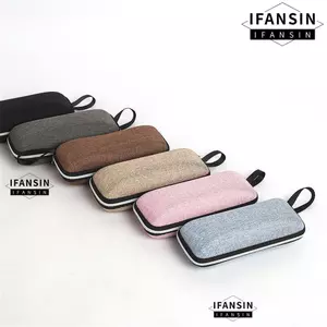 Hộp đựng kính IFANSIN Văn phòng du lịch Unisex Dây kéo Kính giữ