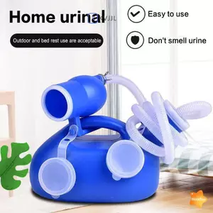 Cung cấp nhà vệ sinh cho ngoài trời 2000ml Nhựa Nam Cao Tuổi Giường Bô Pee Bộ sưu tập chai với ống 160cm Chai nước tiểu di động Người khuyết tật Người trợ giúp mới