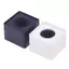 JCSYFAC 1 Micro Vuông Cờ Mic Trạm Cube Phỏng Vấn Vuông Hộp Đựng Phóng Viên Trang Trí Cờ Tin Tức Vuông Phụ Kiện Mới