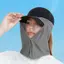 Mũ câu cá Qui-Drying Face Ne Tấm che nắng Mũ bảo vệ tia cực tím Mũ che nắng cho thể thao ngoài trời Đi bộ đường dài mới