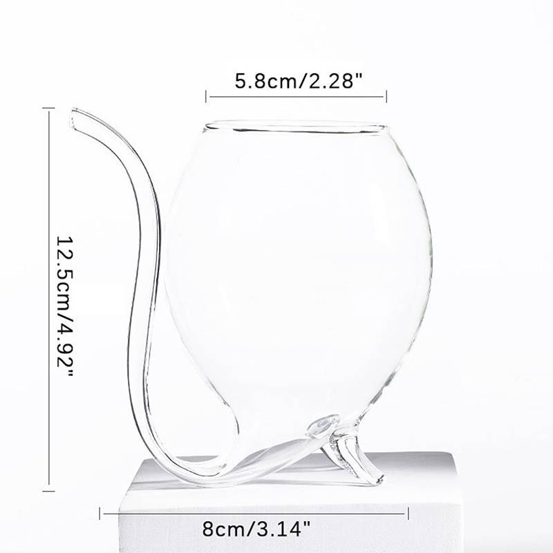 [KJ] Cốc hút thủy tinh chịu nhiệt - Cốc thủy tinh 60-100ml chất lượng cao [Mới]