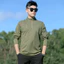 Thể Thao Ngoài Trời Nhanh Khô Áo Thun Nam Leo Núi Nửa Zipper Co Giãn Đứng-