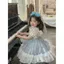 Đầm công chúa cô gái phong cách phương Tây mùa hè phong cách Gothic thời trang cô gái lông tơ