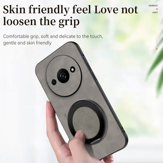 Xiaomi Redmi A3 A3X 23129RN51X 2312BPC51H POCO C61 24048RN6CG 24048RN6CI pococ61 Vỏ chống rơi và hấp thụ sốc làm bằng vỏ cứng thân thiện với da cho vỏ giữ nhẫn
