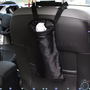 DAYBRAKE Ghế Sau Thùng Rác, Phụ Kiện Tự Động Lưng Túi Đựng Rác Ô Tô, Di Động Đa Năng Phù Hợp Với Tựa Lưng Rác Có Thể Ô Tô