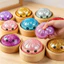Đồ chơi Squishy hấp thạch lấp lánh 8,5cm có hộp hấp, Đồ chơi thần tài giảm lo âu, 1-4 chiếc Màu sắc ngẫu nhiên