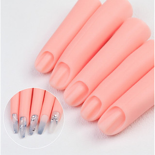 [vạn]  [COD] Bộ 5 Ngón Tay Tập Làm Móng Silicon - Mềm Mại, Linh Hoạt, Dụng Cụ Thiết Yếu Cho Học & Thực Hành Nail