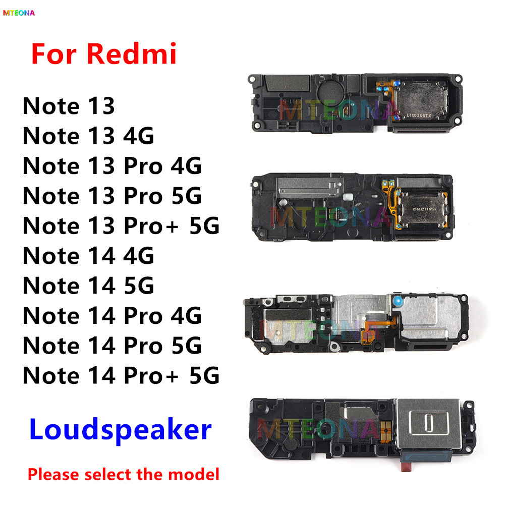 Note14 Note13 Loa Cho Xiaomi Redmi Note 13 14 Pro Pro + Plus 4G 5G Loa Loa Buzzer Ringer Mô Đun Âm Thanh Thay Thế