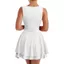 Đầm Nữ, Váy Mini Không Tay Ruched, Dễ Thương Ruffle Flowy A Line Váy Ngắn Đảng Ngày Trang Phục Đêm