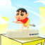 Spike Price Crayon Shin-Chan Let 's Go Together Series Đồ trang trí hương liệu ô tô Sáng tạo Xoay Crayon Shin-Chan Tay Văn phòng Búp bê Quà tặng