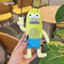 Hầu hết lời khen ngợi [Chính hãng] SpongeBob SquarePants Biqiburg Búp bê sang trọng Charm Sáng tạo Độc đáo Bierpuff Nàng tiên cá Quà tặng móc khóa búp bê nhỏ
